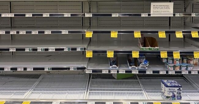 empty shelves UNFI cyberattack
