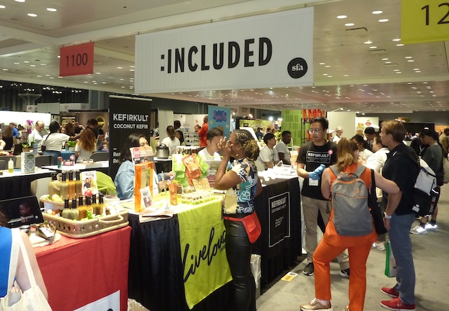:included section at the 2025 Fancy Food Show in NYC