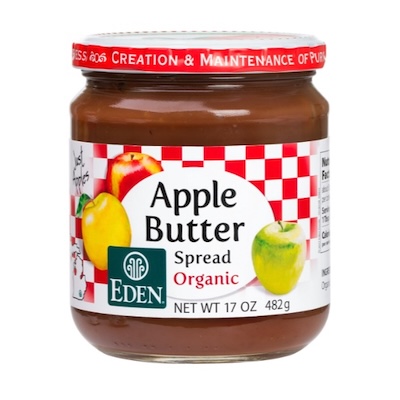 Eden Foods organic apple butter spread