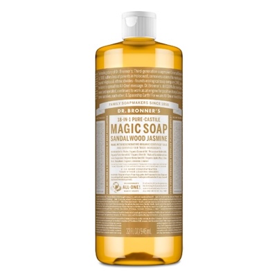 Sandalwood jasmine organic soap from Dr. Bronner's