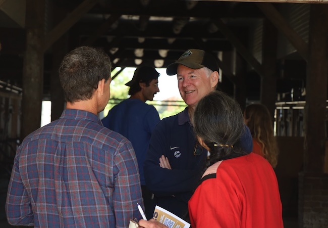Dave Chapman of the Real Organic Project at Churchtown Dairy in Hudson, NY