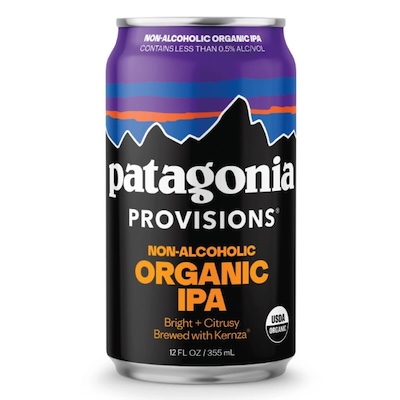 Patagonia Provision organic non-alcoholic IPA beer made with kernza