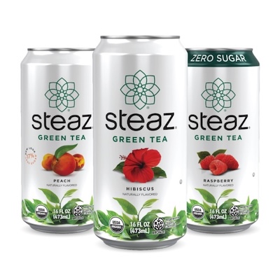First regenerative organic certified tea RTD from Steaz