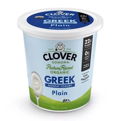 organic greek yogurt by clover sonoma