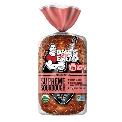 Dave's Killer Bread organic supreme sourdough