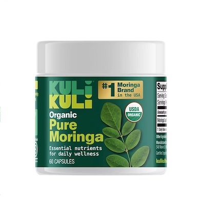 organic moringa capsules from kuli kuli