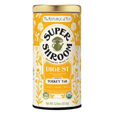 The Republic of Tea Super Shroom line of tea organic mushroom teas