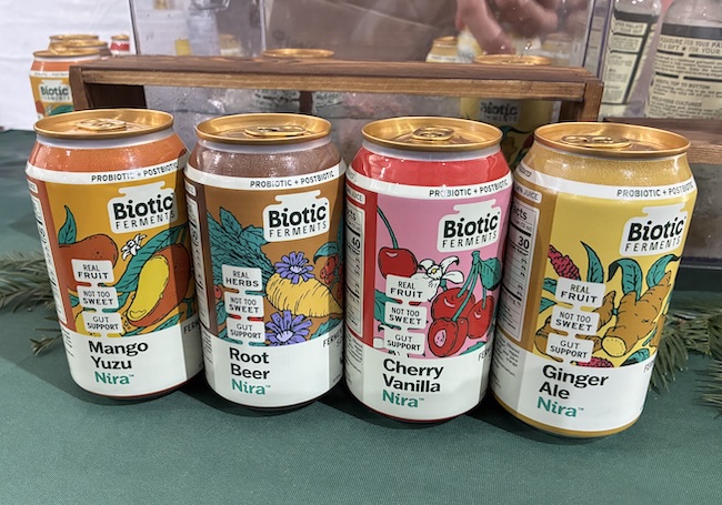 Biotic Ferments organic soda prebiotic postbiotic Expo West