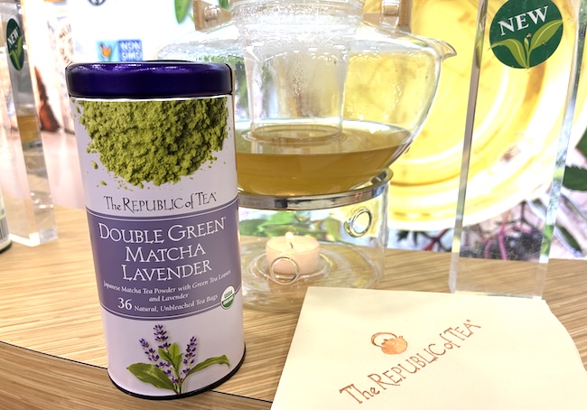 Double matcha organic lavender tea from The Republic of Tea