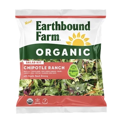 Earthbound Farm organic salad kits for one