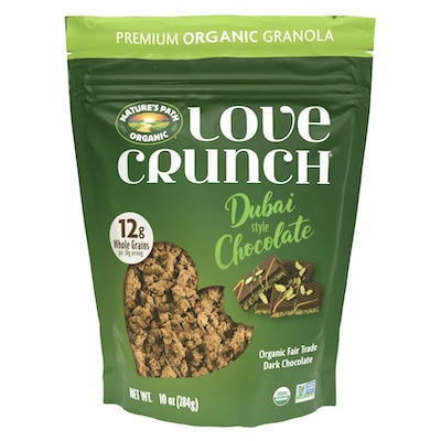 Dubai Style Chocolate Love Crunch Granola from Nature's Path organic non-gmo