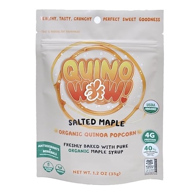 organic quinoa popcorn from QuinoWow from Better Together Foods